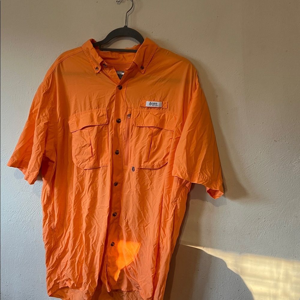 Gander Mountain Oragne Mens Button Up
